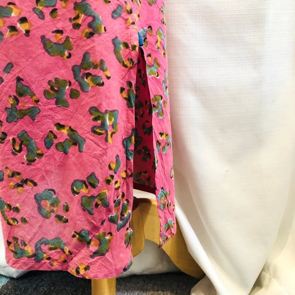 Lisa Corti Cheak Dress Pink Leopard Touch Print - Picture 8 of 12